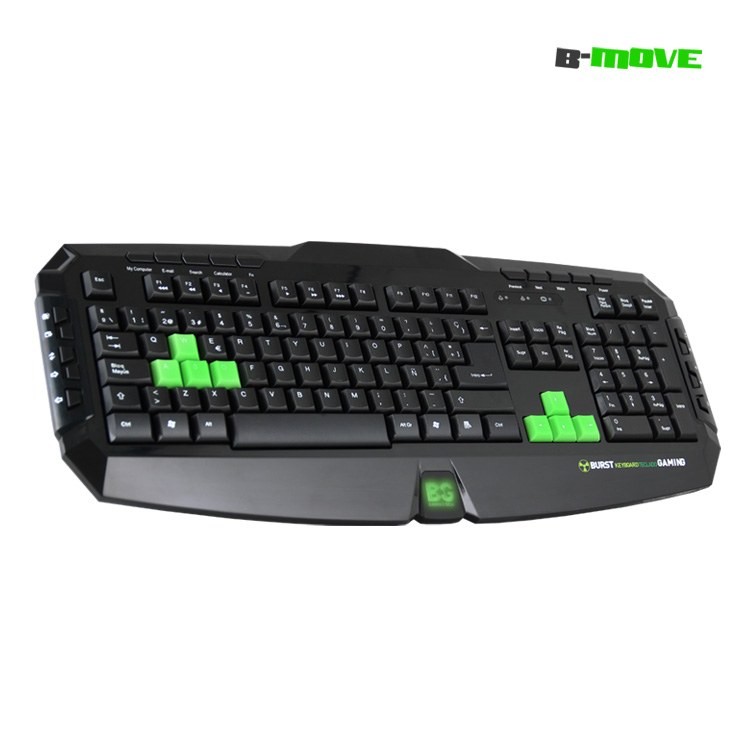 B-MoveTeclado Gaming Burst Teclas Reflectantes UV