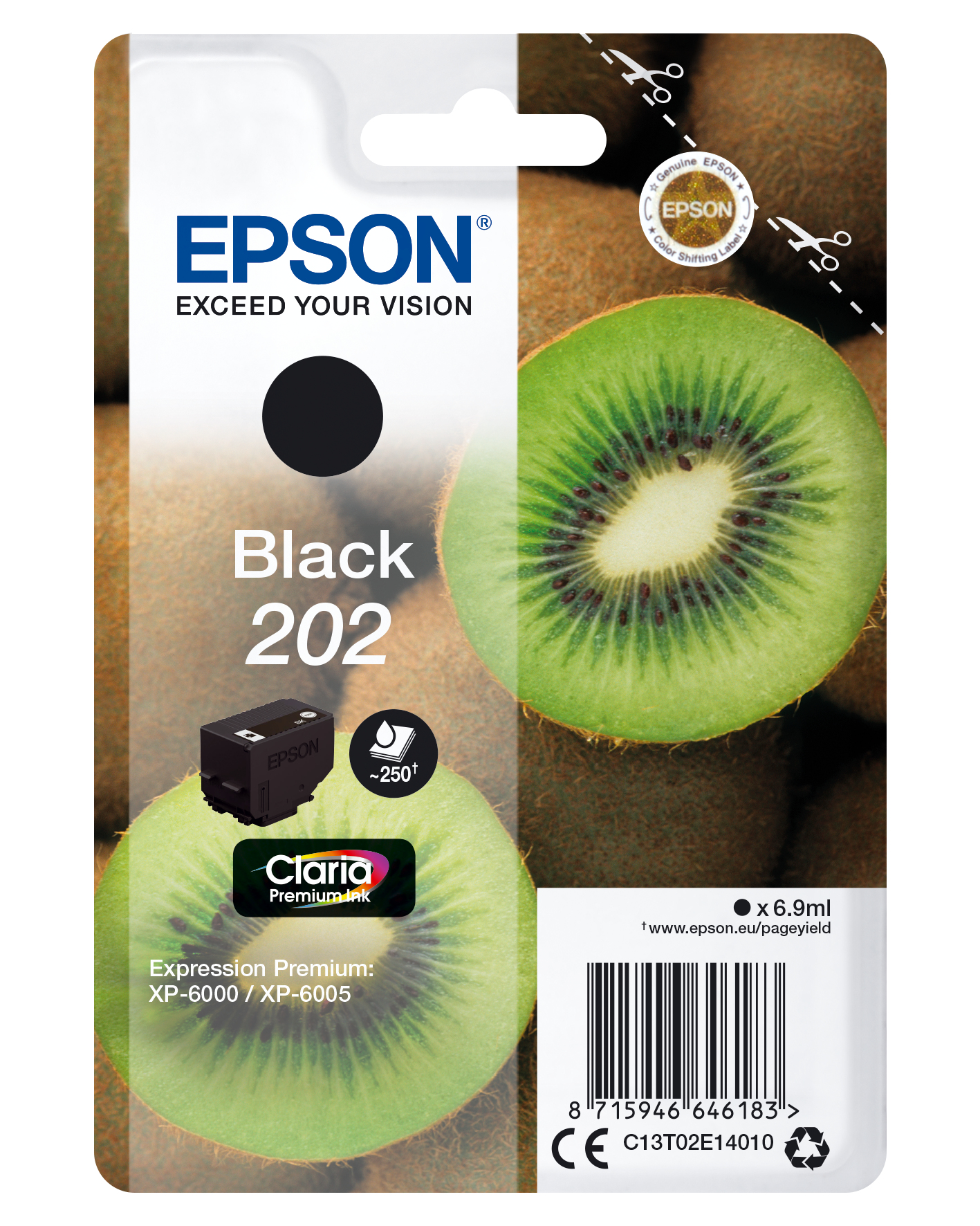 Epson 202  Negro Cartucho Original