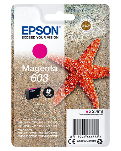 Epson 603 Magenta Cartucho Original