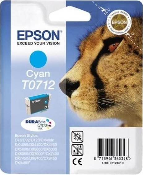 Epson T0712 Cyan Cartucho Original