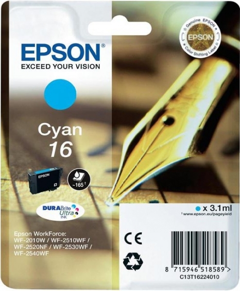 Epson Nº16 Cyan Cartucho Original