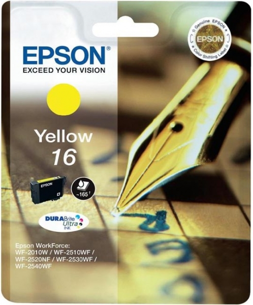 Epson Nº16 Amarillo Cartucho Original