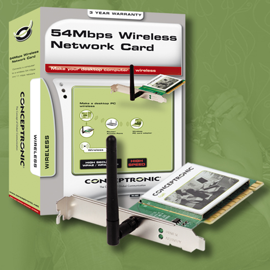 Conceptronic 54MBPS Wireless Network Card LIQUIDACION