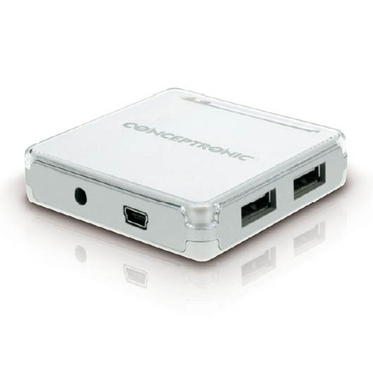 Conceptronic 7 ports USB 2.0 Hub Blanco