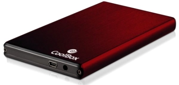 Coolbox SlimChase 2520R Roja USB 2.0