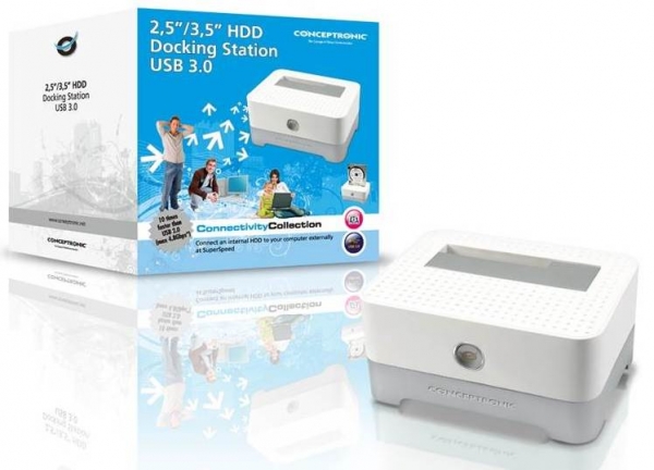 Conceptronic 2.5"/3.5" HD Docking Station USB 3.0