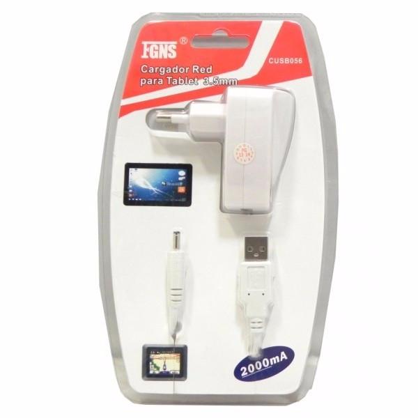 Cargador de Pared para Tablet de Clavija Ancha 3.5mm