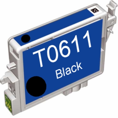 Epson T0611BK Negro Cartucho Compatible