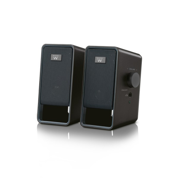 EWENT Stereo Speakers 2.0 Negro