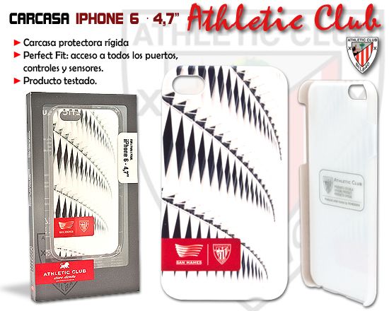 Carcasa Iphone 6 Rigida San Mames Blanca