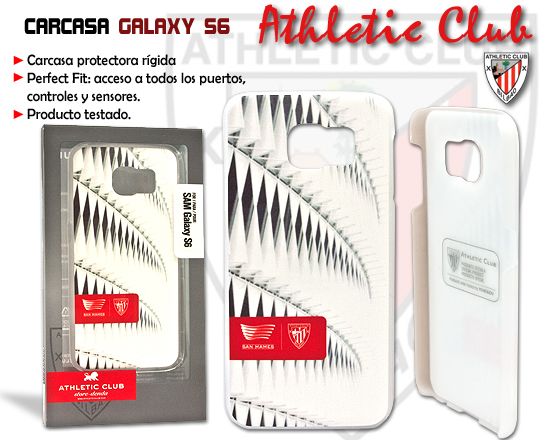 Carcasa Samsung Galaxy S 6 Rigida San Mames Blanca