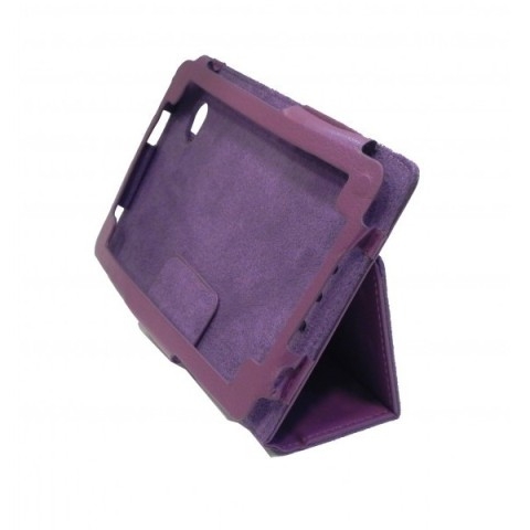 Funda Polipiel 7" para Samsung/Nexus/Ebook Morada