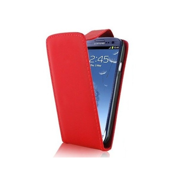 Funda Con Carcasa para Samsung Galaxy S3 i9300 Roja
