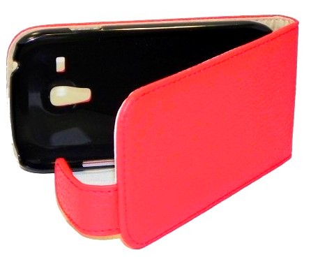 Funda Con Carcasa Para Samsung Galaxy Mini S3 Roja