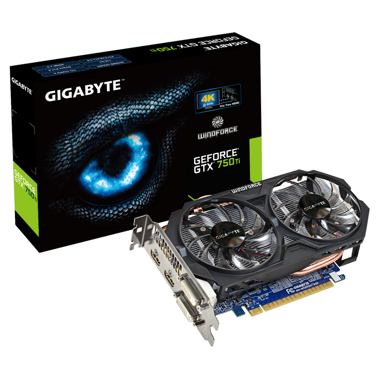 Gigabyte GeForce GTX 750 Ti OC Windforce 2GB GDDR5