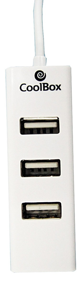 HUB 4 Puertos USB Blanco