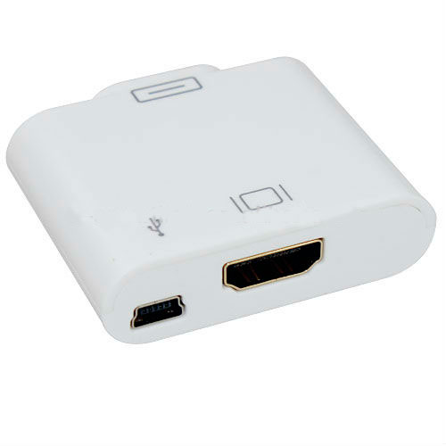 Adaptador HDMI y Mini USB Hembra a Macho Ipad/Iphone/Ipod
