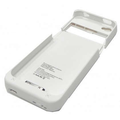 Carcasa Con Bateria para iPhone 4/4S Blanca