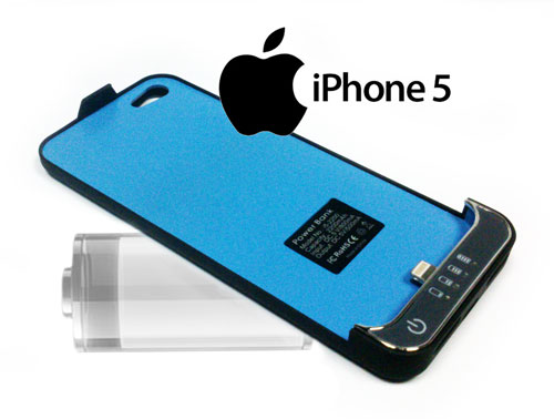 Carcasa Con Bateria para iPhone 5/5S Negra