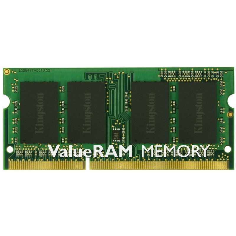 Kingston ValueRAM 2GB DDR3 1333MHz PC3-10600 CL9 SODIMM