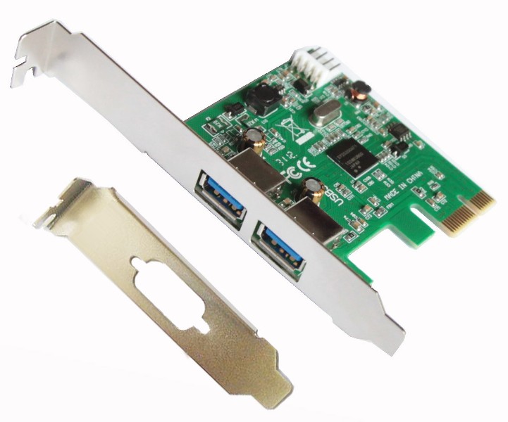 L-link Tarjeta PCI Express USB 3.0 + Adaptador Perfil Bajo