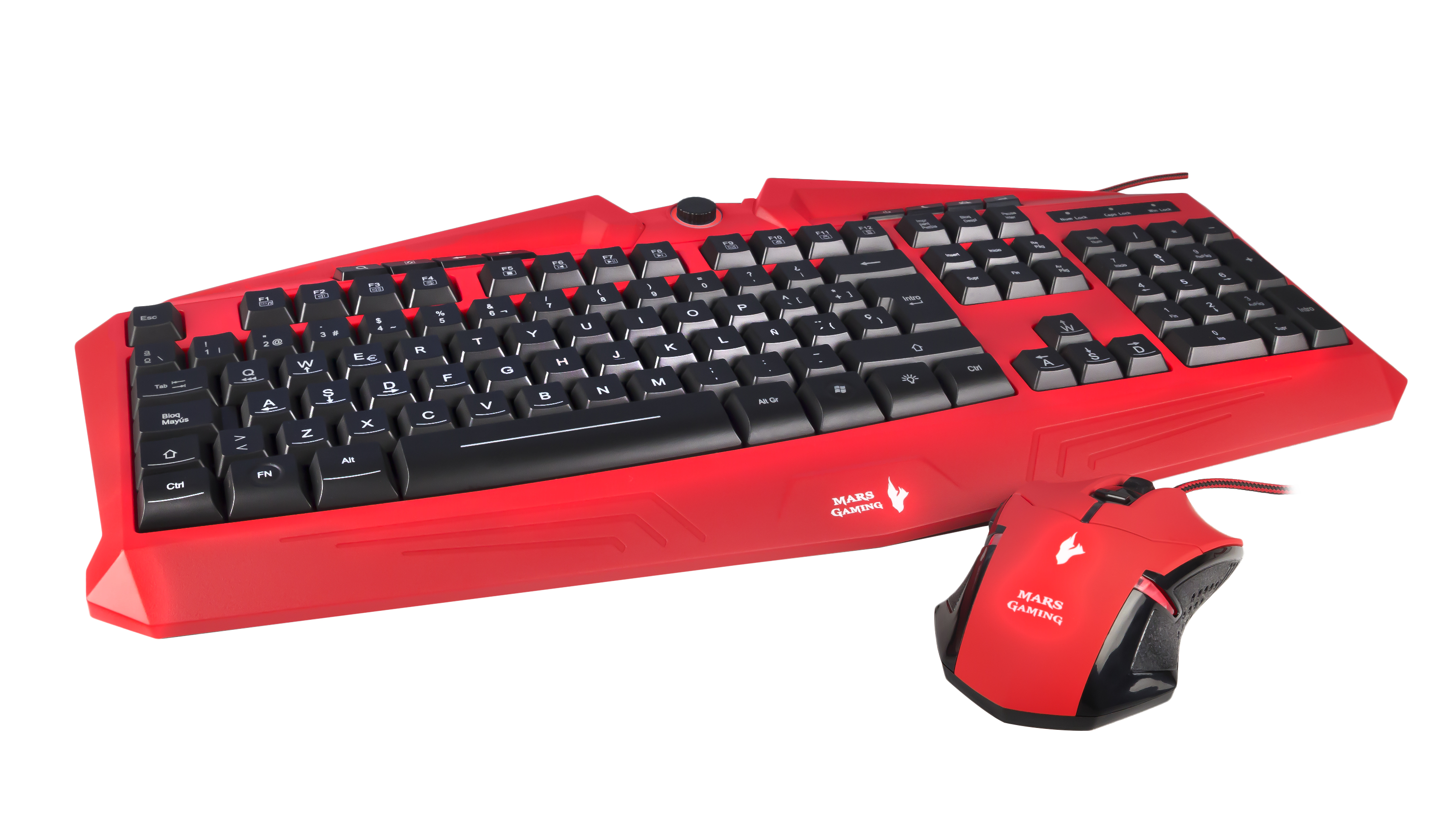 Mars Gaming Vulkano Teclado+Raton Retroiluminado