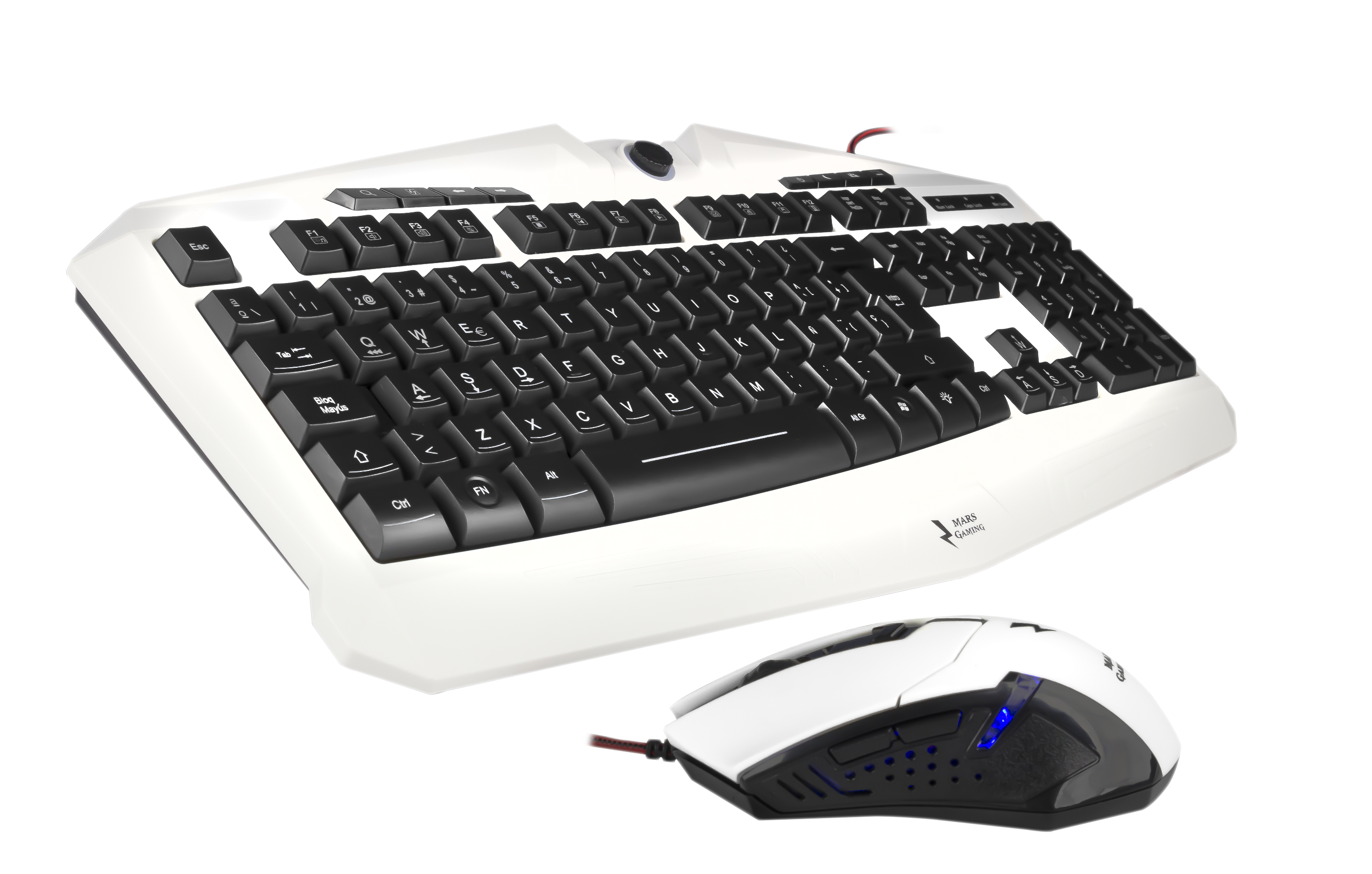 Mars Gaming Zeus Combo Teclado + Raton Blanco