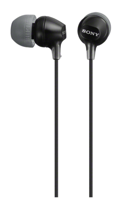 Sony MDR-EX15LP Auriculares Negros Con Microfono