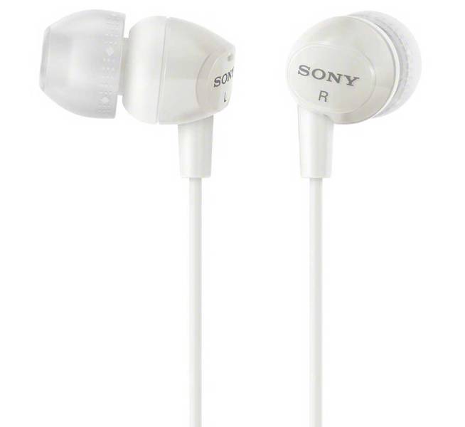 Sony MDR-EX15LP Auriculares Blancos