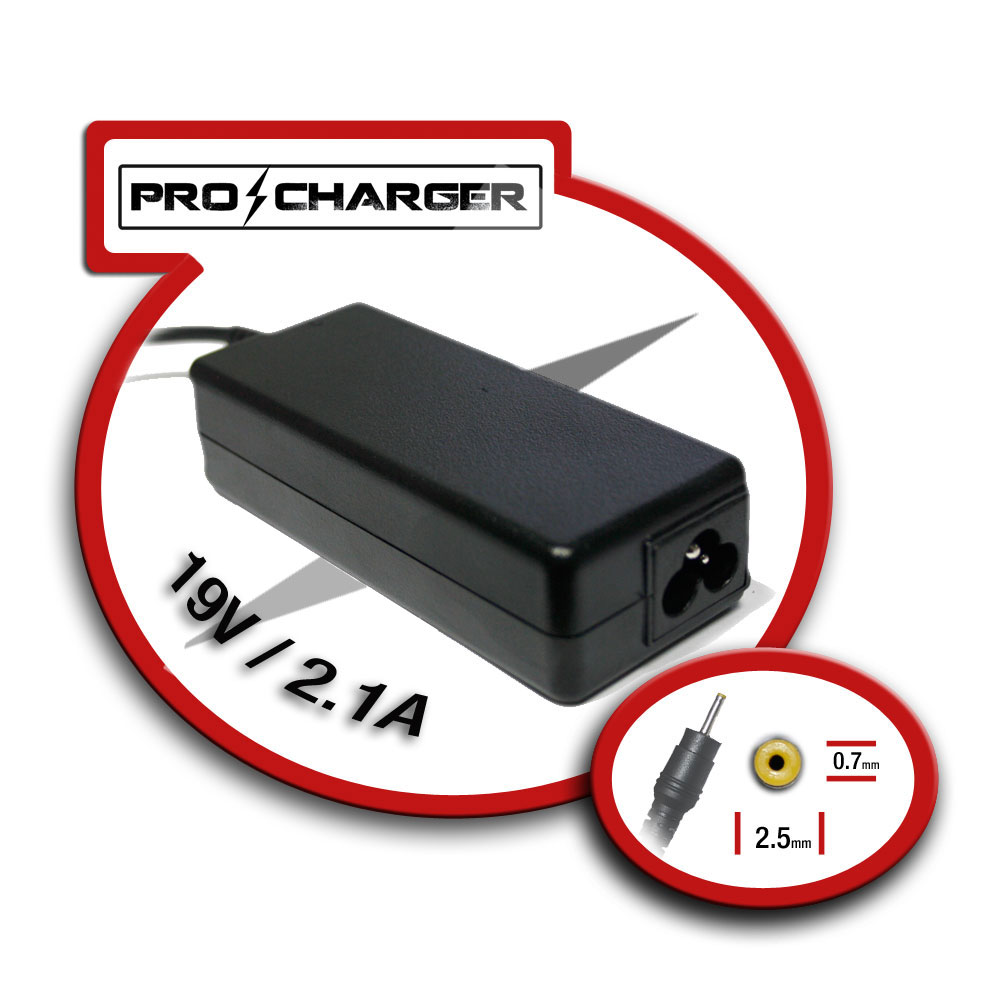 Pro Charger Carg. 19V/2.1A 2.5mm x 0.7mm 36w