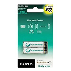 Sony Pack 2 Baterias AAA 1,2V 900 mAh