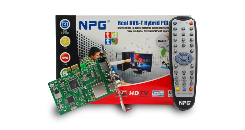 NPG Sintonizador Real DVB-T Hybrid PCI Express