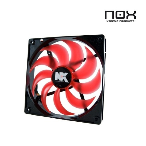 Nox NX140 140x140x25mm 16.2dBA Rojo Traslucido