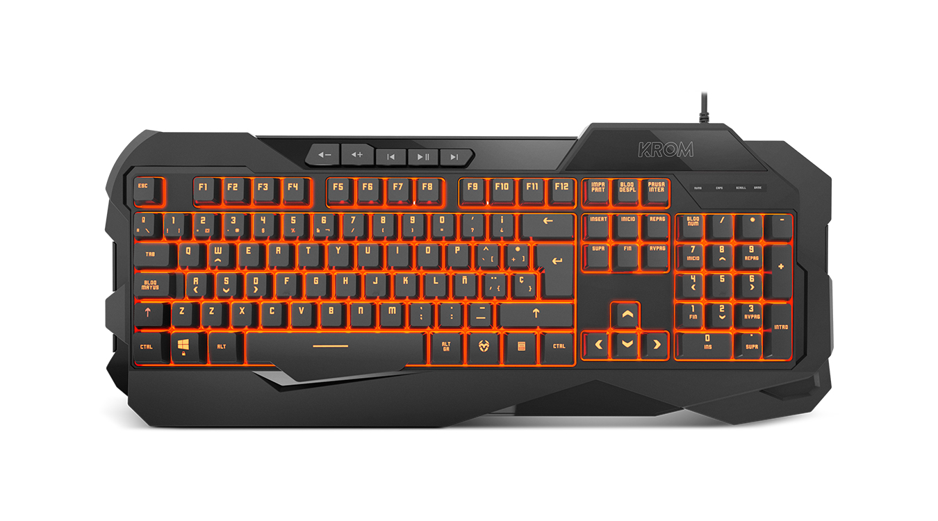 Nox Krom Teclado Gaming Krown Negro LED