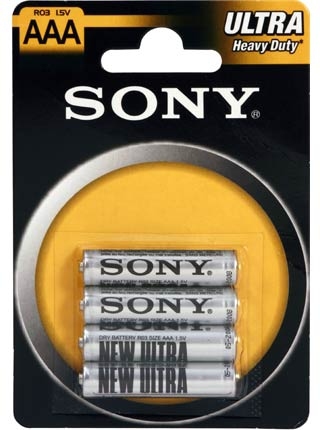 Sony Pack 4 Pilas R03/AAA Salinas