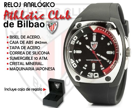 RELOJ ANALOG ATHLETIC SILVER NEGRO