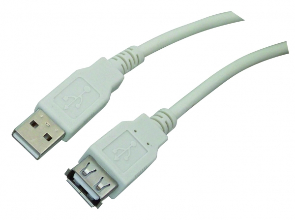 Cable Alargador USB Macho/Hembra 2.0 5 Mts
