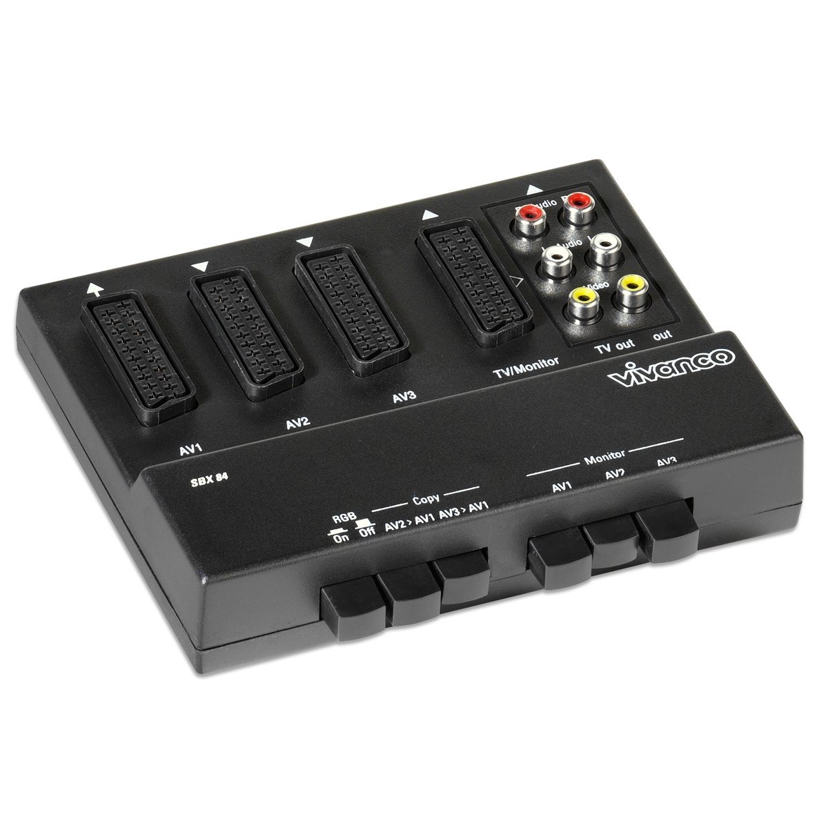 Vivanco Sbx 84 Splitter de Euroconectores 3X RGB/Scart