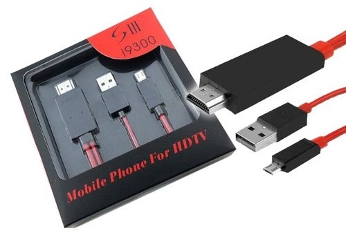 Adaptador MHL (11 pines) Galaxy S3/S4/S5/Note 2/Note 3