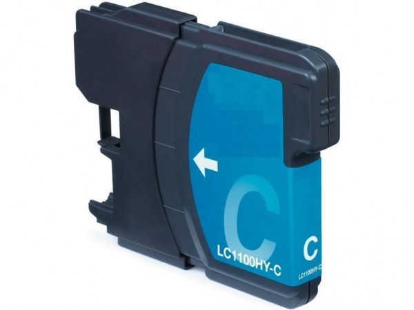Brother LC980/1100 Cyan Cartucho Compatible