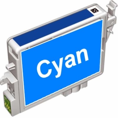 Epson T0802C Cyan Compatible