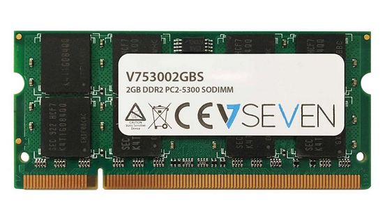 Seven Memoria Ram 2GB DDR2 667mhz Sodimm