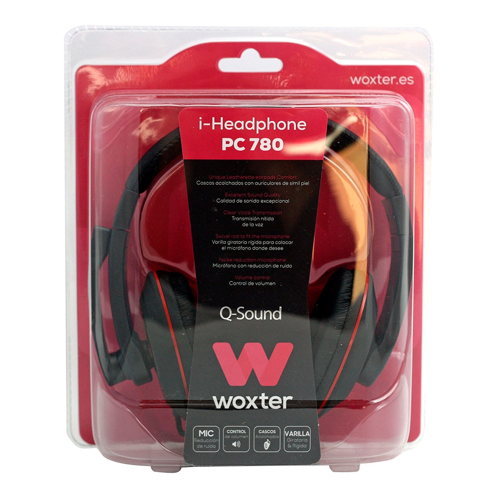 Woxter Auriculares I-HPH PC 780 Negros