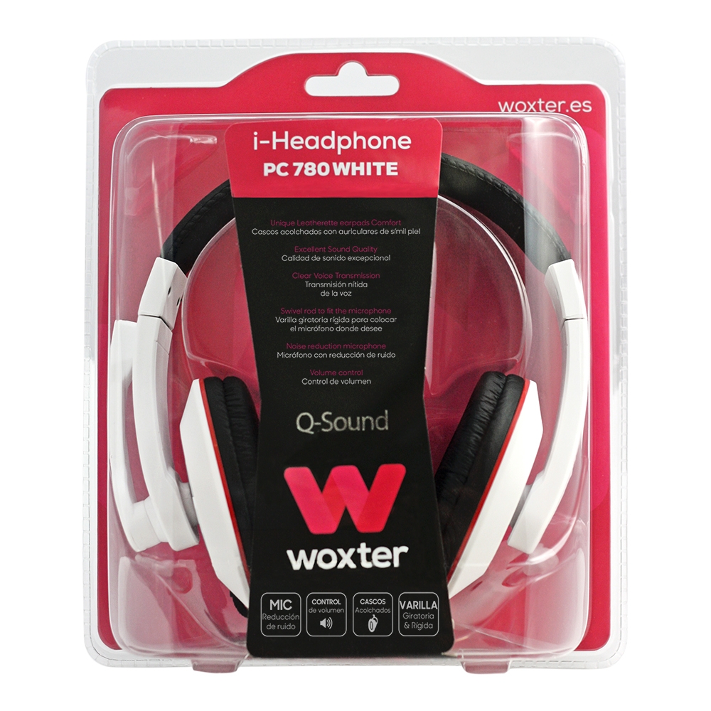 Woxter Auriculares I-HPH PC 780 Blancos